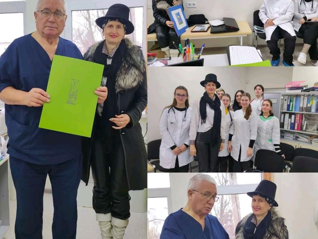 Зустріч студентів медичного факультету з майстром пензля Тетяною Палько.